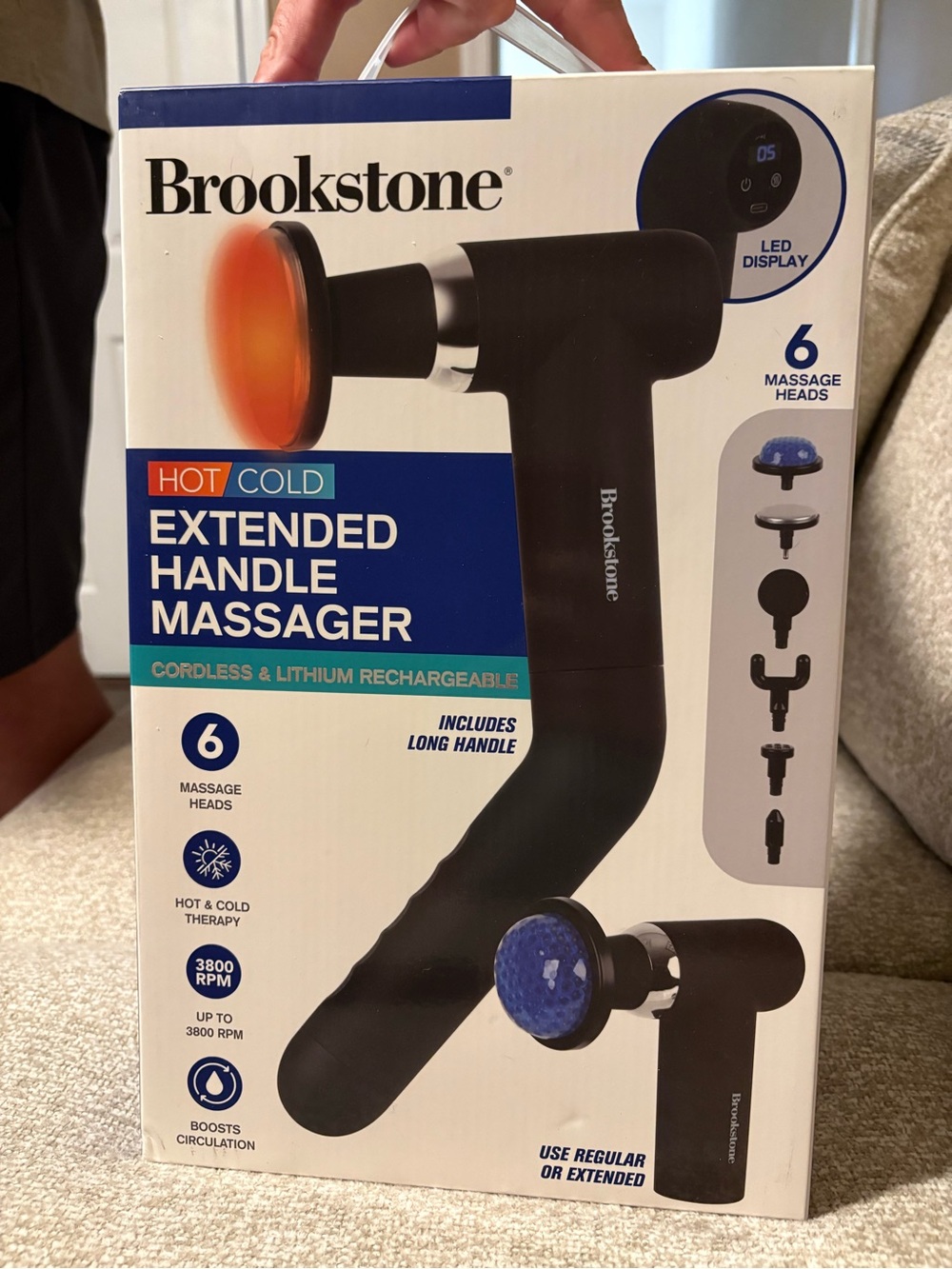 Brookstone Hot Cold Extended Massager